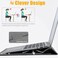 HYZUO 15-16 Inch Laptop Sleeve Case with Stand Feature for MacBook Pro 16 M4/M3/M2/M1 Pro/Max 2025-2019, XPS 15, MacBook Pro 15 2015-2012, Samsung Galaxy Book Flex/Pro 15, Dark Gray.