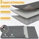 HYZUO 15-16 Inch Laptop Sleeve Case with Stand Feature for MacBook Pro 16 M4/M3/M2/M1 Pro/Max 2025-2019, XPS 15, MacBook Pro 15 2015-2012, Samsung Galaxy Book Flex/Pro 15, Dark Gray.
