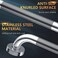 iMomwee 12 Inch Anti-Slip Shower Grab Bar, Chrome Stainless Steel Bathroom Grab Bar Handle with Textured Grip, Shower Balance Bar, Safety Hand Rail Support, Handicap Elderly Senior Assist Bath Handle.