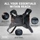 MVRK Water Resistant Chest Pack - Minimalist Pack for Workouts, Phone Holder With Extra Storage, Lightweight Running Vest, Backpack (Black.