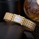 BERNY Gold Watches for Women Updated Ladies Quartz Wrist Watches Stainless Steel Band Womens Small Gold Watch Luxury Casual Fashion Bracelet Tools Included.