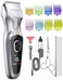 oneisall Dog Grooming Clippers for Thick Heavy Coats,Low Noise Cordless Dog Grooming Kit with Metal Blades, All Stainless Steel, 2 Speeds.