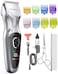 oneisall Dog Grooming Clippers for Thick Heavy Coats,Low Noise Cordless Dog Grooming Kit with Metal Blades, All Stainless Steel, 2 Speeds.