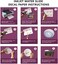 Jecqbor 20 Sheets Waterslide Decal Paper INKJET CLEAR,8. 5X11 Inch Water Slide Transfer Paper Transparent Printable for Tumblers,Ceramics,Plastics,Glasses,DIY.