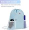 WANDF Drawstring Backpack Sports Gym Sackpack with Mesh Pockets Water Resistant String Bag for Women Men.