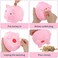 GADIEDIE Large Piggy Banks, Cute Plastic Pig Money Box, Piggy Bank for Girls and Boys, Unbreakable Plastic Coin Bank Fun Gifts for Birthday, Festival, Baby Shower (Pink.