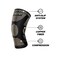 JHVW Copper Knee Braces for Knee Pain(2 pack- Knee Compression Sleeve Support for MenWomen,Arthritis,Working Out.