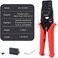Newdeli Weather Pack Crimpers, Crimp tool AWG 14-24 for Crimping Delphi APTIV Weather Pack Terminals or Metri-Pack Connectors(Have LocatorRemoval Extraction Tool.