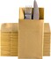 Moyes Home Gold Dinner Napkins Cloth Like with Built-in Flatware Pocket, Linen-Feel Absorbent Disposable Paper Hand Napkins for Kitchen, Bathroom, Parties, Weddings, Dinners or Events, Pack of 50.