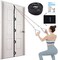 Brebebe Door Anchor Strap for Resistance Bands Exercises, Multi Point Anchor Gym Attachment for Home Fitness, Portable Door Band Resistance Workout Equipment, Easy to Install, Punch-Free, Nail-Free.