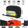 RE ROUGH ENOUGH Rough Enough Neck Wallet for Men Teen Boys with Lanyard Coin Pocket Zipper Card Holder Accordion Black Cordura.