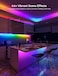 Govee RGBIC Pro LED Strip Lights, 32. 8ft Color Changing Smart LED Strips, Works with Alexa and Google, Segmented DIY, Music Sync, WiFi and App Control, LED Lights for Bedroom, Living Room.