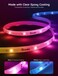 Govee RGBIC Pro LED Strip Lights, 32. 8ft Color Changing Smart LED Strips, Works with Alexa and Google, Segmented DIY, Music Sync, WiFi and App Control, LED Lights for Bedroom, Living Room.