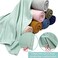 OWLOWLA Swaddle Blanket and Hat Set Newborn Swaddle Wrap Baby Receiving Blanket for Baby Boys Girls.