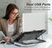ICE COOREL Laptop Cooling Pad with 6 Cooling Fans, Cooling Pad for Laptop Fan 13-15. 6 Inch, Laptop Cooler Stand with 6 Height Adjustable, Notebook Cooler Pad with Two USB Port [2022 Version].