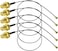 TUOLNK SMA Female to U. fl IPX Coaxial Cable SMA Female Jack Bulkhead to IPEX UFL MHF4 RF Pigtail WiFi Antenna Extension Cable 0. 81mm IPX SMA Pigtail Coax Cable 12inch(30cm5 Pack.