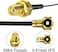 TUOLNK SMA Female to U. fl IPX Coaxial Cable SMA Female Jack Bulkhead to IPEX UFL MHF4 RF Pigtail WiFi Antenna Extension Cable 0. 81mm IPX SMA Pigtail Coax Cable 12inch(30cm5 Pack.