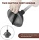 Eyliden Toilet Plunger and Brush, 2 in 1 Toilet Bowl Brush Plunger Set with Holder, Bathroom Cleaning Tools Combo with Caddy Stand (White.