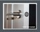 قفل مغناطيسي مخفي Precision Lock PLS 24 PRO للأبواب الخفيفة إلى الثقيلة بسمك يزيد عن 30 مم (1.18 بوصة)، عبوة من 2.