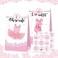 Roaring Good Time 12 PCS Ballerina Party Supplies Ballerina Party Favor Boxes Ballerina Party Favor Bags Ballerina Party Goodie Bags (Bag.