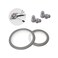 TuHeeHuT Replacement Accessories Kit Fits Classic 3, Cardiology 3Cardiology 4 Stethoscope for Littman Stethoscope Replacement PartsStethoscope and Ear Tips Replacement Parts.