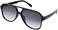 FEISEDY Retro Vintage 70s Pilot Sunglasses Women Men Classic Large Squared Frame B2751.