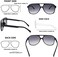 FEISEDY Retro Vintage 70s Pilot Sunglasses Women Men Classic Large Squared Frame B2751.
