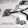 TuHeeHuT Silicone Ear Tips Earplug Replacement for Littmann Stethoscopes - Comfortable Fit Littman Ear Tips Replacement，Stethoscope Ear Pieces,Cardiology IV PartsLittmann Stethoscope Parts (Grey.