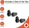 TuHeeHuT Silicone Ear Tips Earplug Replacement for Littmann Stethoscopes - Comfortable Fit Littman Ear Tips Replacement，Stethoscope Ear Pieces,Cardiology IV PartsLittmann Stethoscope Parts (Balck.