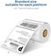 POLONO 4''x6''(100mm&times;150mmDirect Thermal Labels, 220 Labels/Roll Compatible with Brother, POLONO PL60, Zebra, MUNBYN, JADENS, Rollo, Strong Permanent AdhesivePerforated, Commercial Grade.