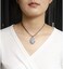 Crystal Force Aquamarine Gemstone Pendant Necklace Hand Braided,Natural Healing Stone of Courage,Throat ChakraCommunication Aid,Gift Jewelry for Men Women.