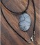Crystal Force Aquamarine Gemstone Pendant Necklace Hand Braided,Natural Healing Stone of Courage,Throat ChakraCommunication Aid,Gift Jewelry for Men Women.