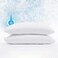 Serta Power Chill Cooling Pillow Protectors, Stain Resistant and Zippered Pillow Protector, Protects Pillow from Dust and Dirt (2 Pack, Standard/Queen, White.