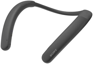 Sony SRS-NB10 Wireless Neckband Bluetooth Speaker Comfortable and Lightweight with Technology to Work from Home, Built-in mic, 20 Hours of Battery Life, and IPX4 Splash-Resistant- Charcoal Gray.