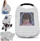 LUCINE Baby Nursing CoverNursing Poncho - Multi Use Cover for Baby Car Seat Canopy, Shopping Cart Cover, Stroller Cover, 361 Full Privacy Breastfeeding Coverage, Baby Shower Gifts for BoyGirl.