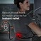 LiBa Back and Neck Massager - Trigger Point Massage Tools for Pain Relief and Manual Massage Hook Therapy Handheld Back Neck Shoulder Massager Black - Gift for WomenMen.