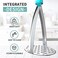 Joyoldelf Heavy Duty Potato Masher, Stainless Steel Integrated Avocado Masher with Non-slip Handle, Perfect for Bean, Vegetable, Fruits, Baby Food (blue.