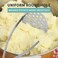 Joyoldelf Heavy Duty Potato Masher, Stainless Steel Integrated Avocado Masher with Non-slip Handle, Perfect for Bean, Vegetable, Fruits, Baby Food (blue.
