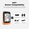 CooSpo BC107 Wireless GPS Bike Computer Bluetooth 5. 0 AntSpeed Meter Bike Odometer, 2. 4 Inch Backlit LCD Screen Compatible with Ant, Road and Mountain Bike Sensors.