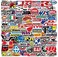 letiezhi 100Pcs CarMoto Modified Brand Logo Series Sticker Pack Vinyl Stickers for Laptop,Car,Moto,Skateboard,Bike,Luggage Graffiti Decal for Friends,Children,Adults-Waterproof.