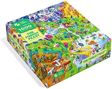 Magic Puzzle Company The Forest Feast &bull; 1000 Piece Jigsaw Puzzle from The &bull; Series Two.