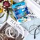 durony 800 Pieces Photo Sticker White Double-Sided Self Adhesive Photo Tapes for Pictures DIY Photo Album Journal.