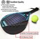 Senston Paddle Tennis Racquets Carbon-Fiber Surface with EVA Memory Flex-Foam Core -Paddle/Beach Tennis Racket with Carry Bag and Balls for Pop Tennis Beach Tennis.