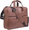 seyfocnia Herren Business Reise Aktentasche Leder Handgemachte Messenger Bag Laptop Tasche.