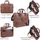 seyfocnia Herren Business Reise Aktentasche Leder Handgemachte Messenger Bag Laptop Tasche.