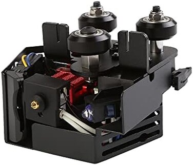 POLISI3D Original Creality CR6 SE Hotend Extruder Full Kit Assembled for CR-6 SE CR6 MAX 3D Printer w/Auto Leveling, Back Support Bracket, Heater, Thermistor, Cooling System.