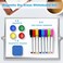 OWill Dry Erase Whiteboard, 20 X 30 cm Small Whiteboard with Stand, Mini Whiteboard A4 Magnetic Desktop BoardPortable Double-Sided White Board Easel for Drawing in SchoolHome.