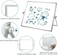 OWill Dry Erase Whiteboard, 20 X 30 cm Small Whiteboard with Stand, Mini Whiteboard A4 Magnetic Desktop BoardPortable Double-Sided White Board Easel for Drawing in SchoolHome.