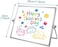 OWill Dry Erase Whiteboard, 20 X 30 cm Small Whiteboard with Stand, Mini Whiteboard A4 Magnetic Desktop BoardPortable Double-Sided White Board Easel for Drawing in SchoolHome.