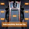 coforder Car seat gap filler organizer between front seat car organizer and storage box, auto premium pu leather console with cup holder, car pocket for interior essentials (for passenger side.
